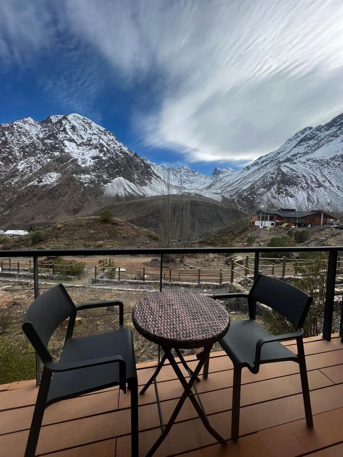 Lodge El Morado Refugio Lo Valdes エクステリア 写真