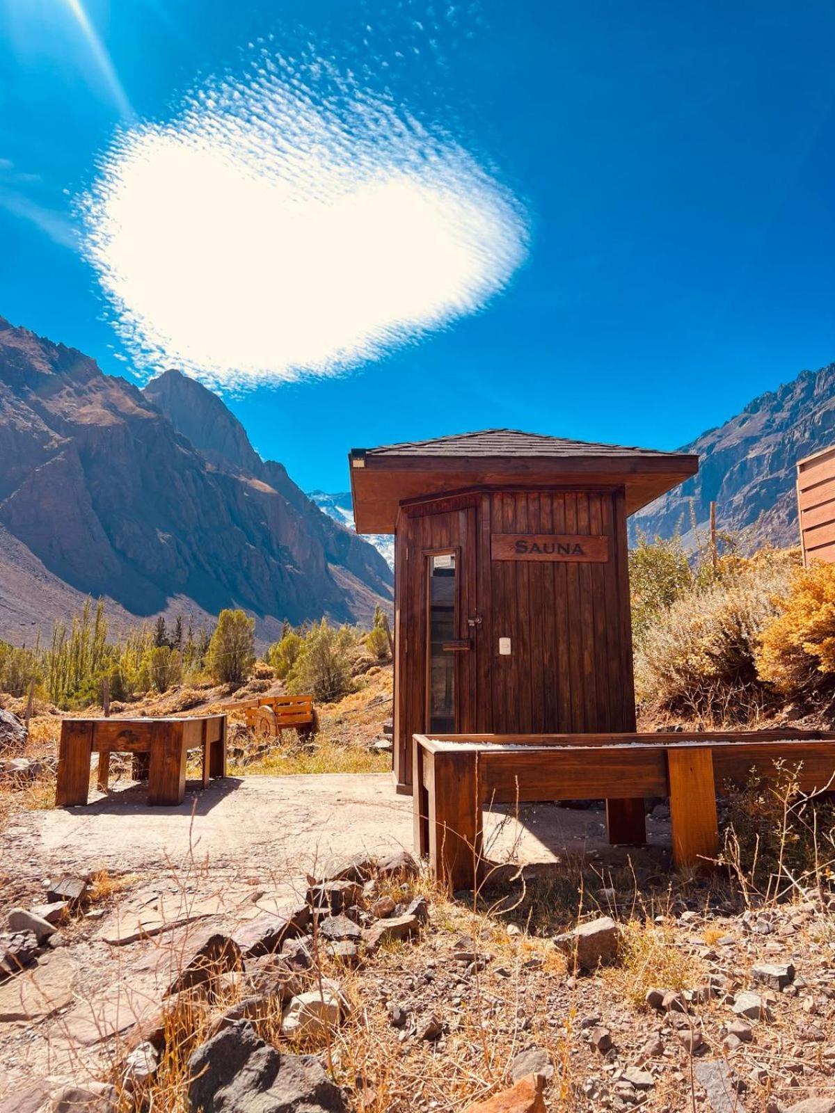 Lodge El Morado Refugio Lo Valdes エクステリア 写真